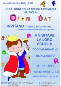 Locandina open day