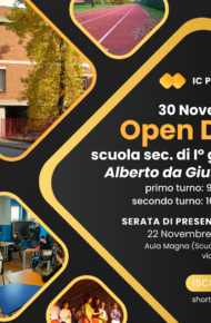 Locandina Open Day - Scuola secondaria di primo grado 